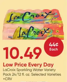 Stater Bros LaCroix Sparkling Water Variety Pack offer