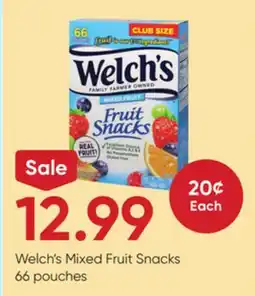 Stater Bros Welch's Mixed Fruit Snacks offer