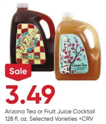 Stater Bros Arizona Tea or Fruit Juice Cocktail offer