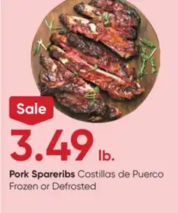 Stater Bros Pork Spareribs offer
