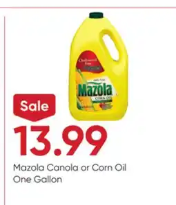 Stater Bros Mazola Canola or Corn Oil offer