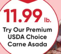 Stater Bros USDA Carne Asada offer