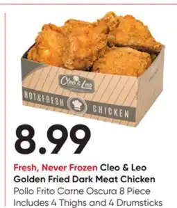 Stater Bros Cleo & Leo Golden Fried Dark Meat Chicken offer