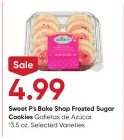 Stater Bros Sweet P's Bake Shop Frosted Sugar Cookies offer