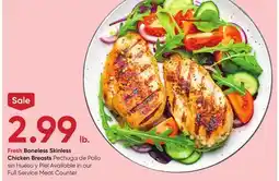 Stater Bros Fresh Boneless Skinless Chicken Breasts offer
