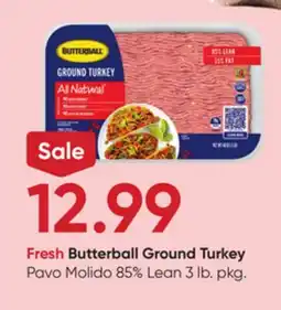 Stater Bros Fresh Butterball Ground Turkey offer
