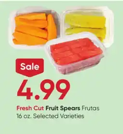 Stater Bros Fresh Cut Fruit Spears offer