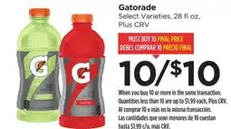 Food 4 Less Gatorade offer