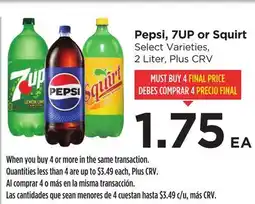 Food 4 Less Pepsi, 7UP or Squirt offer