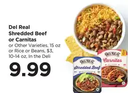 Food 4 Less Del Real Shredded Beef or Carnitas offer