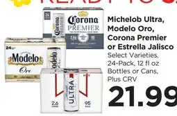 Food 4 Less Michelob Ultra, Modelo Oro, Corona Premier or Estrella Jalisco offer