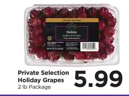 Food 4 Less Private Selection Holiday Grapes offer