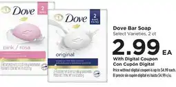 Food 4 Less Dove Bar Soap offer