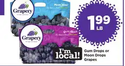 Food 4 Less Gum Drops or Moon Drops Grapes offer