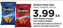 Food 4 Less Doritos Party Size offer