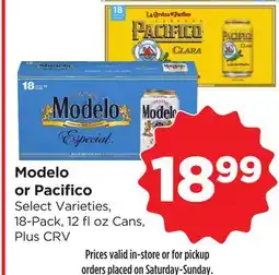 Food 4 Less Modelo or Pacifico offer