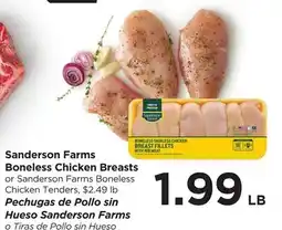 Food 4 Less Sanderson Farms Boneless Chicken Breasts offer