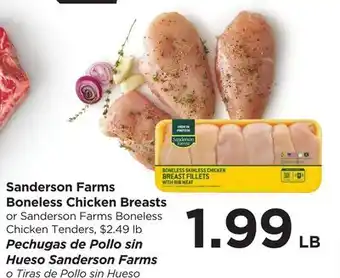 Food 4 Less Sanderson Farms Boneless Chicken Breasts offer