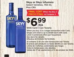 Ralphs Skyy or Skyy Infusions offer