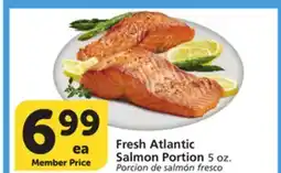Albertsons Fresh Atlantic Salmon Portion offer
