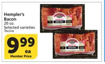 Albertsons Hempler's Bacon offer