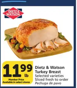 Albertsons Dietz & Watson Turkey Breast offer