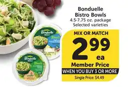 Albertsons Bonduelle Bistro Bowls offer