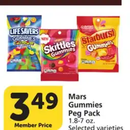 Albertsons Mars Gummies Peg Pack offer