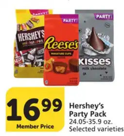 Albertsons Hershey's Party Pack offer