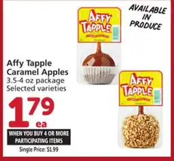 Albertsons Affy Tapple Caramel Apples offer