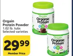 Albertsons Orgain Protein Powder offer