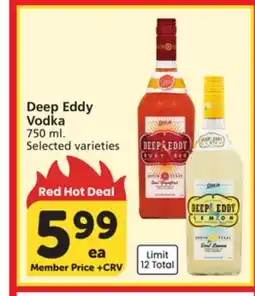 Vons Deep Eddy Vodka offer