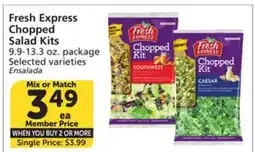 Vons Fresh Express Chopped Salad Kits offer