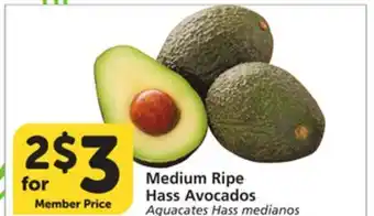 Vons Medium Ripe Hass Avocados offer