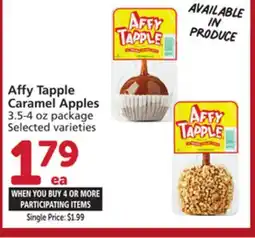 Vons Affy Tapple Caramel Apples offer