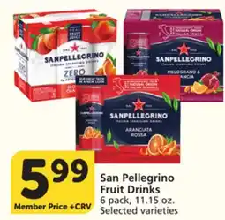 Vons San Pellegrino Fruit Drinks offer