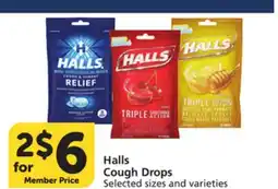 Vons Halls Cough Drops offer