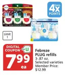 Vons Febreze PLUG refills offer