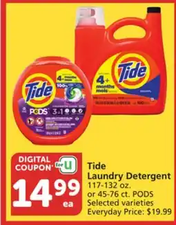 Vons Tide Laundry Detergent offer