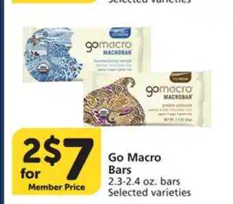 Vons Go Macro Bars offer