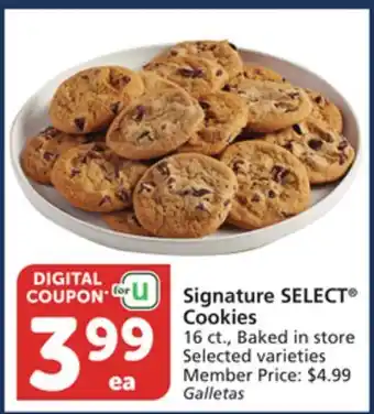 Vons Signature SELECT Cookies offer