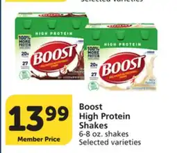 Vons Boost High Protein Shakes offer