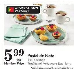 Pavilions Pastel de Nata offer