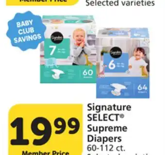 Pavilions Signature SELECT Supreme Diapers offer