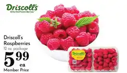 Pavilions Driscoll's Raspberries offer