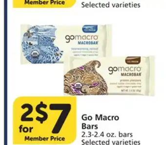 Pavilions Go Macro Bars offer