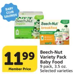 Pavilions Beech-Nut Variety Pack Baby Food offer