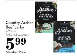 Pavilions Country Archer Beef Jerky offer