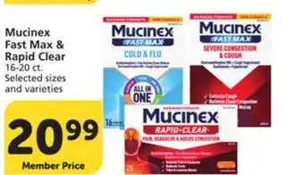 Pavilions Mucinex Fast Max & Rapid Clear offer