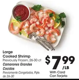 Ralphs Large Cooked Shrimp offer